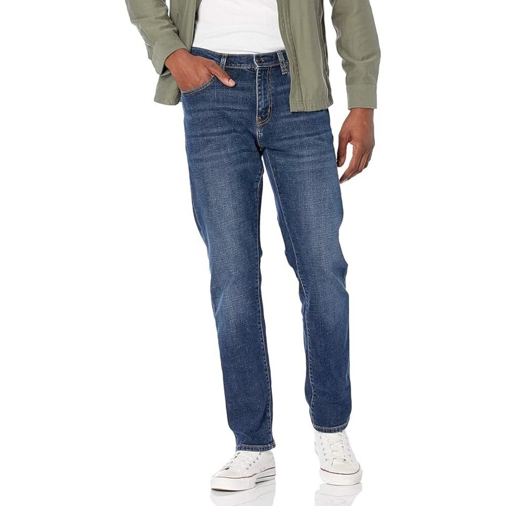 Amazon Essentials Medium Wash Blue Denim Athletic Fit Jeans Men's Size 29x30